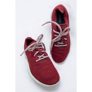 Allbirds Women's Wool Runners Red/White Sole Shoes Sz 8